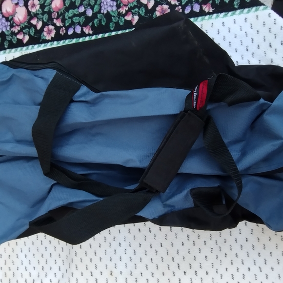Black and Blue Duffel Bag - Picture 1 of 7